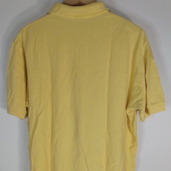 Polo Sixth Flight Shirt Mens XL Yellow Embroidered Ralph Lauren 1967 Golf - Picture 2 of 4